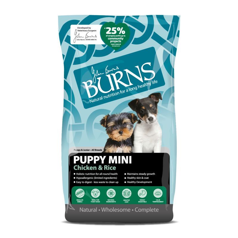Burns Dog Food Puppy Mini Chicken & Rice 6kg